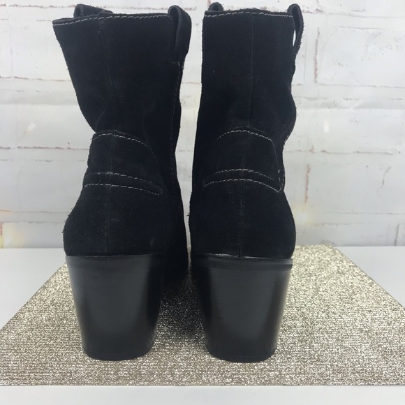 Nib: Vince Camuto-womens Black Suede Boots-Sz:10M - Picture 6 of 10